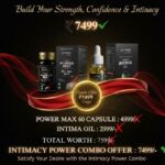 power max capsule 60 + intima oil combo